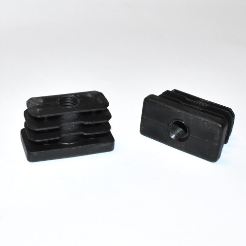 Endeprop 20x40mm med M10 gevind - Sort Plast - aflang rørprop - discosupport.dk Endeprop 20x40mm med M10 gevind - Sort Plast - aflang rørprop - discosupport.dk