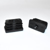 Endeprop 20x40mm med M10 gevind - Sort Plast - aflang rørprop - discosupport.dk