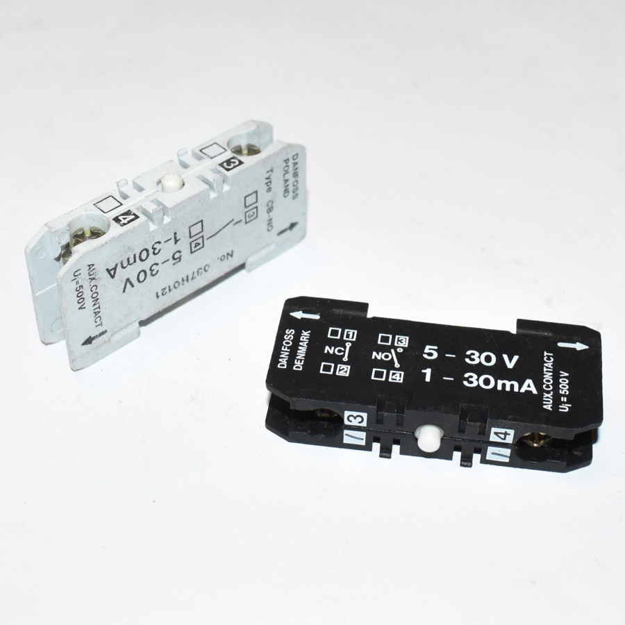 Danfoss Hjælpekontakt Slutte NO 3-4 - 037H0121 - brugt
