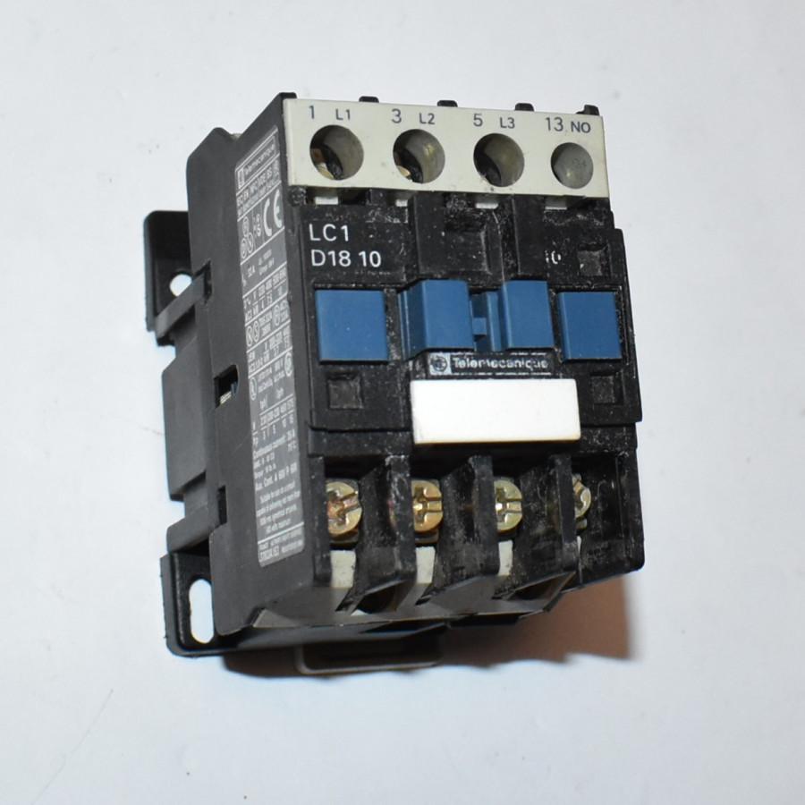 Telemecanique kontaktor LC1 D1810 - 400V Spole - 400V 7,5kW - LC1D1810Q7 - discosupport.dk