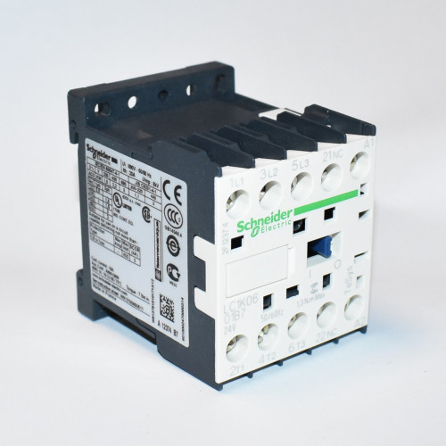 Schneider Kontaktor LC1K0601B7 - Spole 24V - 3389110368833 - discosupport.dk Schneider Kontaktor LC1K0601B7 - Spole 24V - 3389110368833 - discosupport.dk
