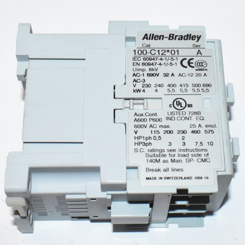 Allen Bradley kontaktor 100-C12-01 - Spole 230V - discosupport.dk
