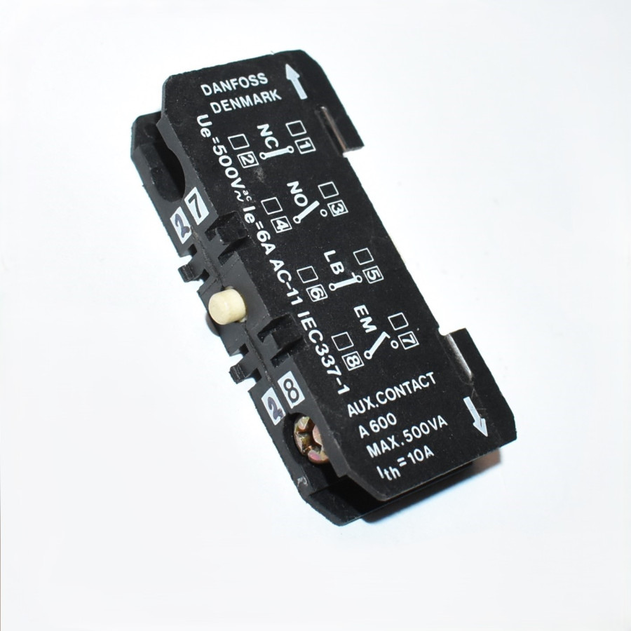 Danfoss CB-EM 7-8 Hjælpekontakt - Tidlig Slutte - 037H0113 - discosupport.dk