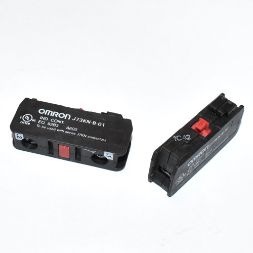 Omron J73KN-B-01 Hjælpekontakt - 1-polet 10A - til J7KN10 kontaktor - discosupport.dk
