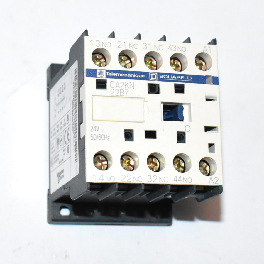 Telemecanique CA2KN22B7 Relæ 2xNO + 2xNC - Spole 24V AC - Schneider Electric - discosupport.dk
