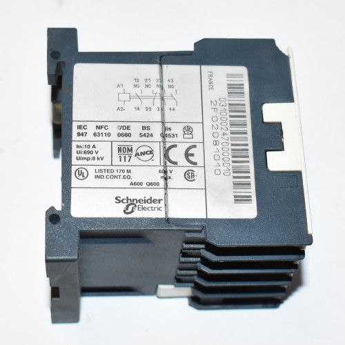 Telemecanique CA2KN31B7 Kontaktor 3xNO + 1xNC - Spole 24V AC - Brugt - discosupport.dk