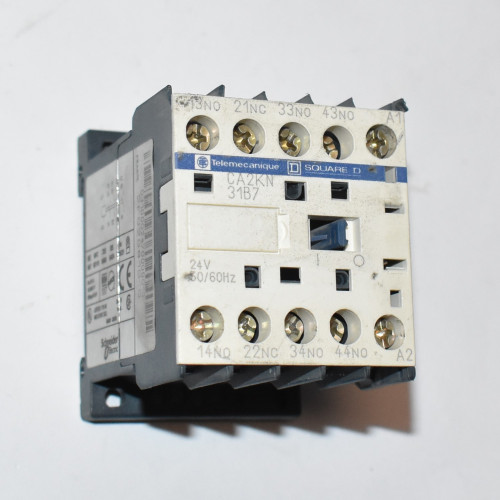 Telemecanique CA2KN31B7 Kontaktor 3xNO + 1xNC - Spole 24V AC - Brugt - discosupport.dk Telemecanique CA2KN31B7 Kontaktor 3xNO + 1xNC - Spole 24V AC - Brugt - discosupport.dk