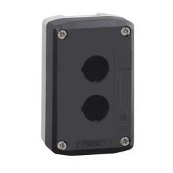 Schneider Harmony trykknapkasse XALD02 - 2 huller - tom - discosupport.dk