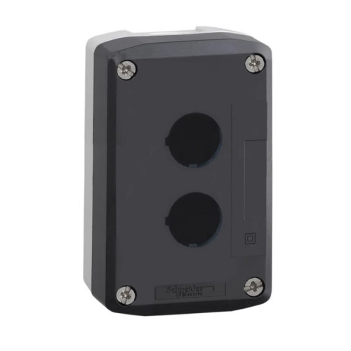 Schneider Harmony trykknapkasse XALD02 - 2 huller - tom - discosupport.dk Schneider Harmony trykknapkasse XALD02 - 2 huller - tom - discosupport.dk