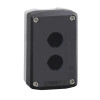 Schneider Harmony trykknapkasse XALD02 - 2 huller - tom - discosupport.dk