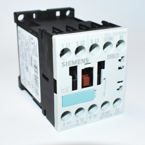 Siemens Sirius 3RT1015-1AF01 kontaktor 3kW - 3 faset - Spole 110V - discosupport.dk Siemens Sirius 3RT1015-1AF01 kontaktor 3kW - 3 faset - Spole 110V - discosupport.dk