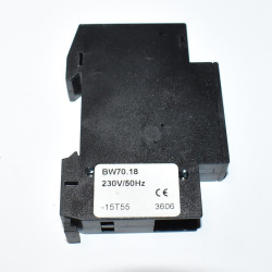 Timetæller 230V - Müller BW70 - drifttimetæller til DIN-skinne - discosupport.dk