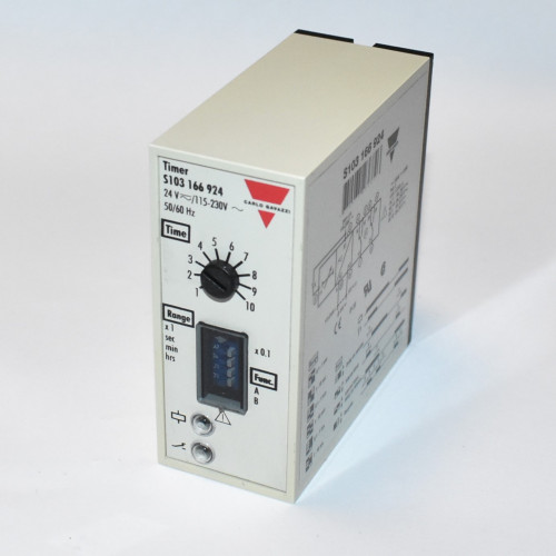 Carlo Gavazzi S103 166 924 timer - 24V AC/115-230V AC - 11-pin plug-in - discosupport.dk Carlo Gavazzi S103 166 924 timer - 24V AC/115-230V AC - 11-pin plug-in - discosupport.dk