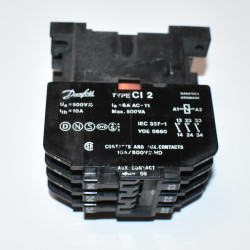 Danfoss CI 2 Kontaktor - 3 faset - 10A - Spole 230V - discosupport.dk