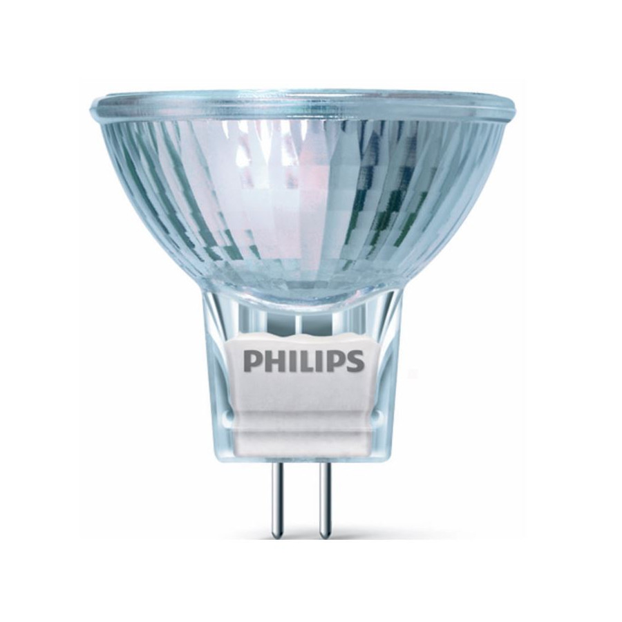 20W Halogenpære Ø 35mm - 30 grader - 12V - GU4 - Philips
