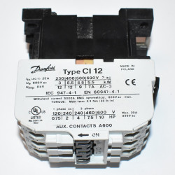 Danfoss CI 12 Kontaktor CI12 - Spole 230V - 5,5kW - 037H003131 - discosupport.dk