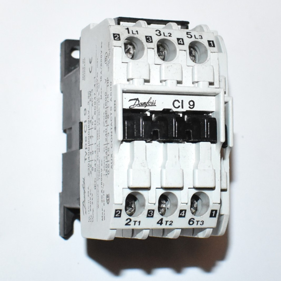 Danfoss CI 9 Kontaktor CI9 - Spole 230V - 037H002131 - discosupport.dk