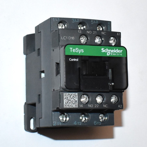 Schneider Electric LC1D18P7 Kontaktor - Spole 230V - 3-polet 18A - 3389110349535 - discosupport.dk