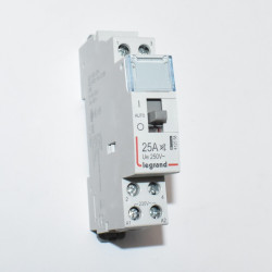 Legrand CX3 modulkontaktor 25A - 2 slutte - spole 230V - 1 modul - discosupport.dk