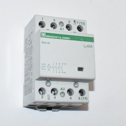 Benedict & Jäger R40-40 Kontaktor - Spole 230V - 4x Slutte NO - discosupport.dk
