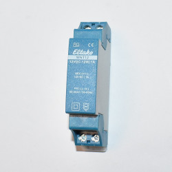 Eltako WNT12-12VDC-12W-1A Strømforsyning 230V-12V DC 12 Watt - til DIN-skinne - discosupport.dk