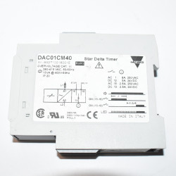 Carlo Gavazzi DAC01CM40 Star Delta Timer - Stjerne Trekant relæ til DIN-skinne - discosupport.dk