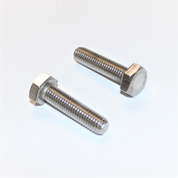 M8x35mm Bolt med fuldt gevind Rustfast A4-70 DIN 933 - Køb rustfaste bolte BILLIGT online på discosupport.dk