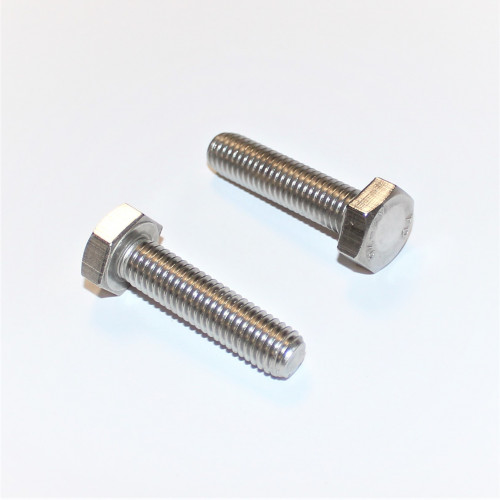 M8x35mm Bolt med fuldt gevind Rustfast A4-70 DIN 933 - Køb rustfaste bolte BILLIGT online på discosupport.dk