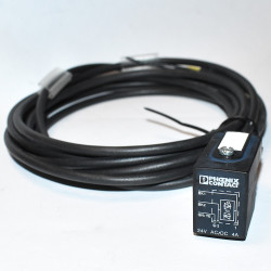 Phoenix Contact SAC-3P-B-1L-Z180 - kabel med ventilstik 24V - discosupport.dk