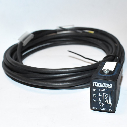 Phoenix Contact SAC-3P-B-1L-Z180 - kabel med ventilstik 24V - discosupport.dk
