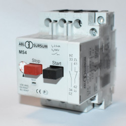 ABL Sursum MS4 Motorværn 2,5-4A med hjælpekontakt HMS11 1xNO + 1xNC - discosupport.dk
