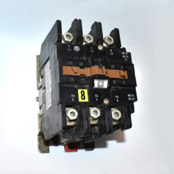 Telemecanique LC1-D803 kontaktor + LX-D40 042 - Spole 42V - 3 faset - 37kW - discosupport.dk