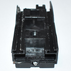 Monteringsstykke til BKS ICS skinnesystem 5101.01 - 34x75mm - sort plast  - discosupport.dk