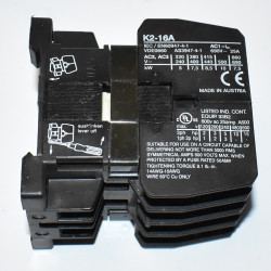 Benedikt & Jäger K2-16A10 Kontaktor 25A - 7,5kW - Spole 230V - 3NO+1NO - Varmeplade - El-varme - Saunaovn - Pizzaovn