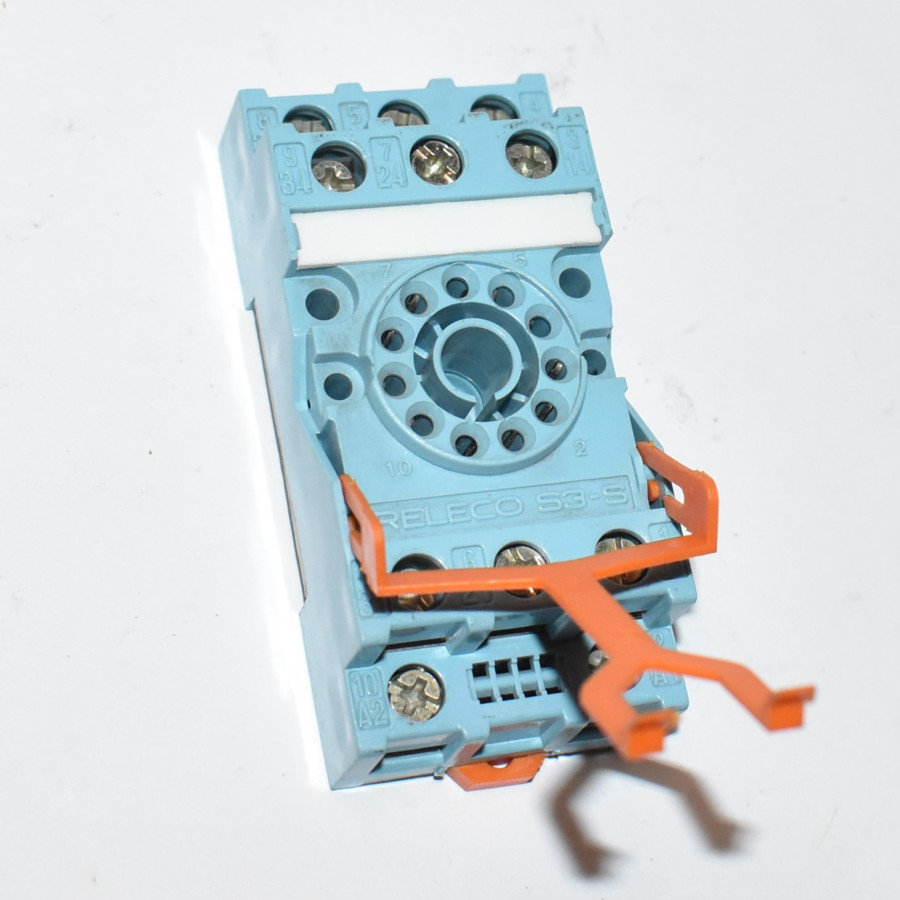 Releco S3-S Relæsokkel 11P - til MRC-serien 11-benet relæ - 250V 10A - discosupport.dk