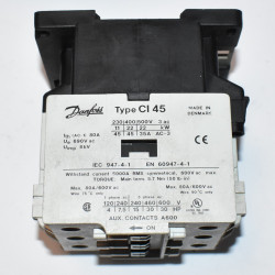 Danfoss kontaktor CI 45 - 22kW - Spole 400V - 037H007137 - CI45  - discosupport.dk