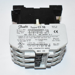 Danfoss CI 16 - 3-faset Kontaktor 7,5kW - Spole 24V AC - 037H0041-16 - CI16 - discosupport.dk