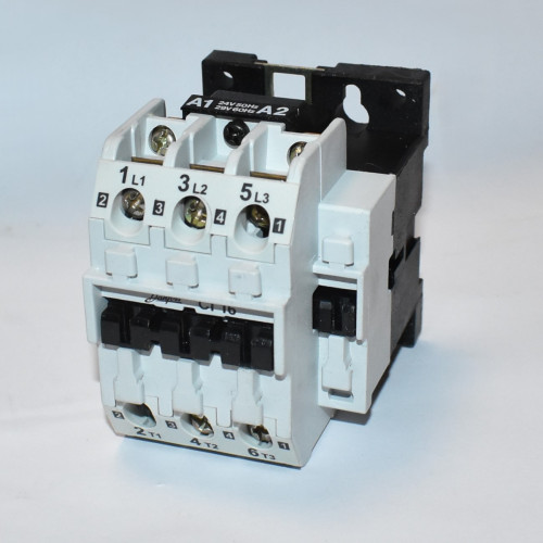 Danfoss CI 16 - 3-faset Kontaktor 7,5kW - Spole 24V AC - 037H0041-16 - CI16 - discosupport.dk