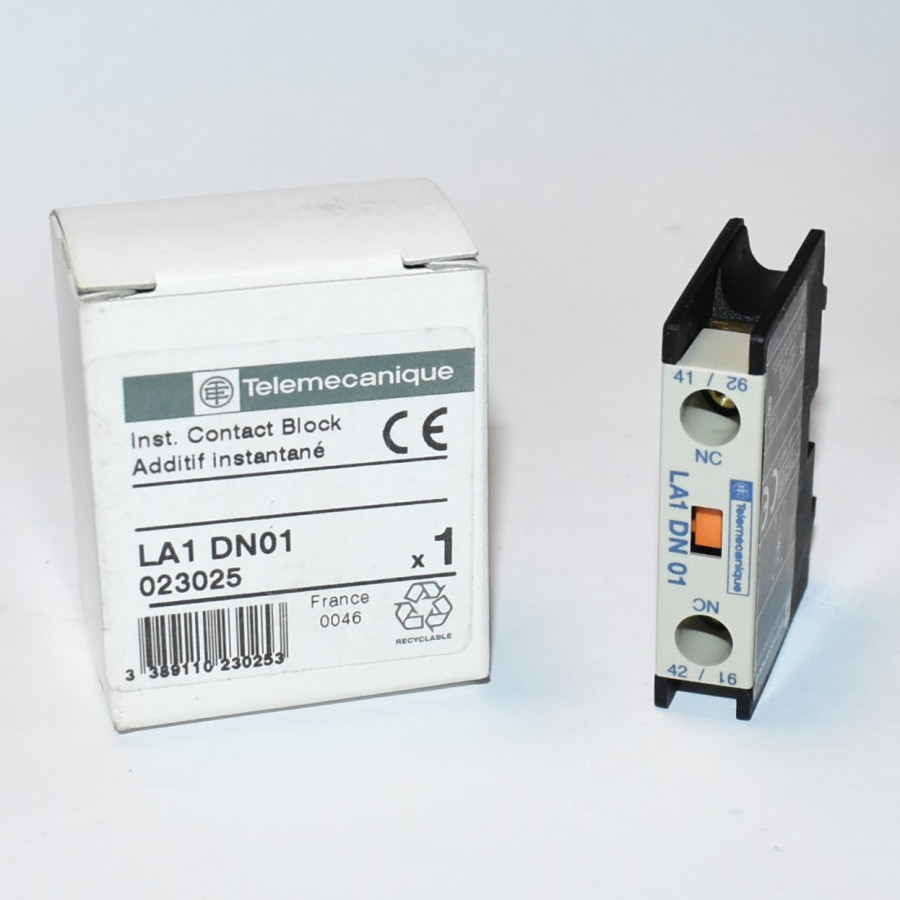 Telemecanique LA1DN01 Hjælpekontakt 1NC - LA1 DN01 - discosupport.dk