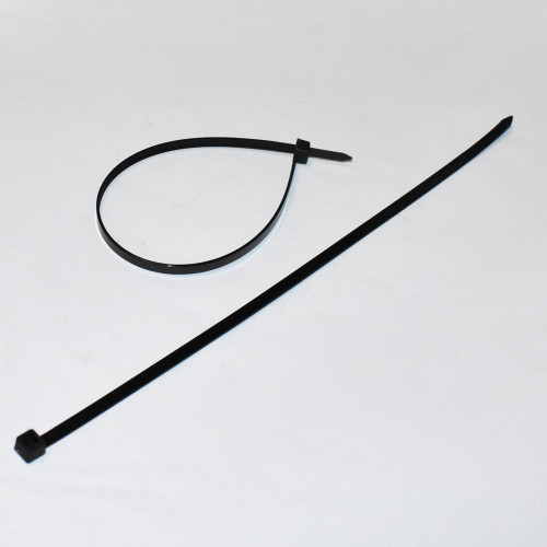 4,8x300mm Sort Strips - Kabelbinder - Kabelstrips - Køb på discosupport.dk!