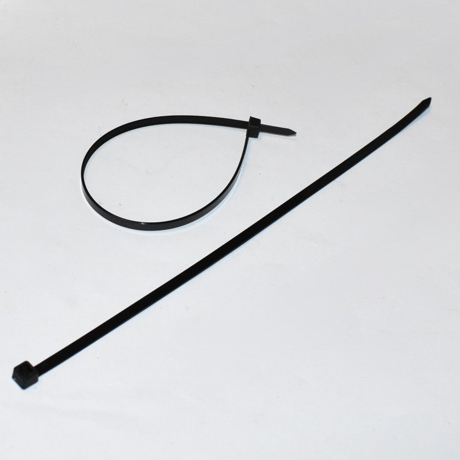 5x200mm Sort Strips - Kabelbinder - Kabelstrips - Køb på discosupport.dk!