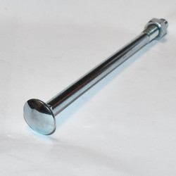 M12x200mm Bræddebolt med møtrik - Elgalvaniseret blank - discosupport.dk