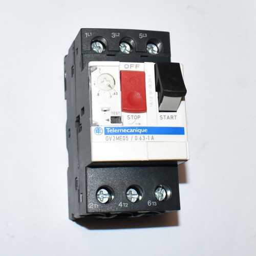 Telemecanique Motorværn GV2ME05 - 0,63-1A - 3-faset Automatsikring - discosupport.dk