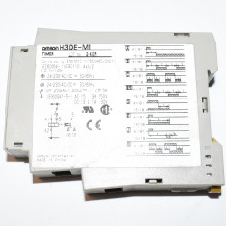 OMRON H3DE-M1 MULTIFUNCTION TIME DELAY RELAY 0.1S-120H 24-230V - discosupport.dk