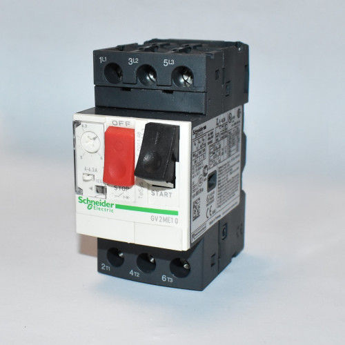 Schneider Electric - Telemecanique GV2ME10 - Motorværn 4-6.3 Amp - 3389110343113 - discosupport.dk