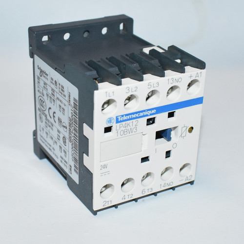 Telemecanique LP4K1210BW3 Kontaktor 3P+1xNO 5,5kW - Spole 24VDC - discosupport.dk