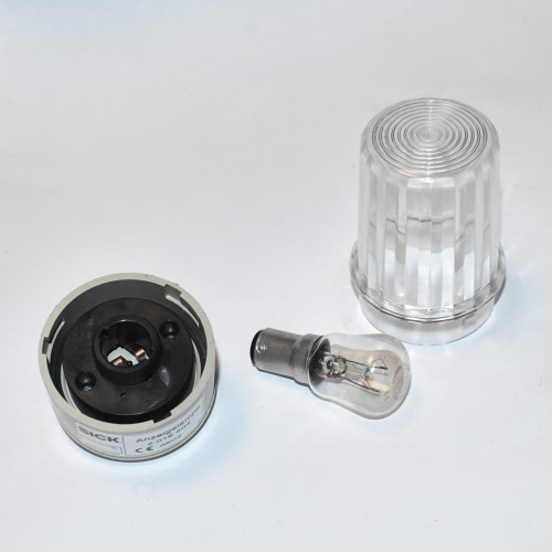 Sick Indikatorlampe 2018504 - Klart glas - 230V 15W BA15d - discosupport.dk