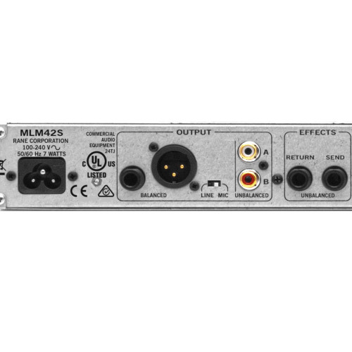Rane MLM42S Mic/Line Mixer - 4 kanals - 1U til 19" Rack - discosupport.dk