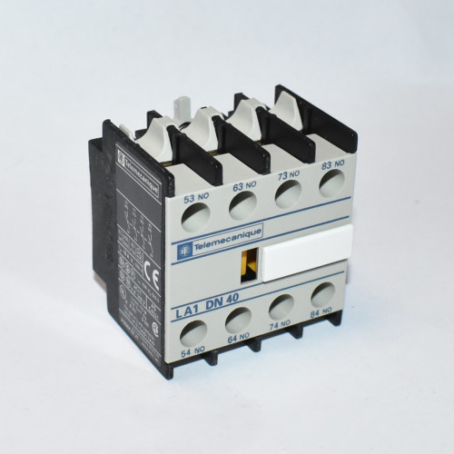 Telemecanique LA1DN40 Hjælpekontaktblok 4NO - 3389110230345 - discosupport.dk