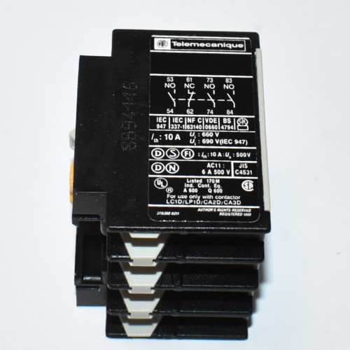 Telemecanique LA1DN31 Hjælpekontaktblok 3NO + 1NC - 3389110230338 - discosupport.dk